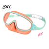 Panoramic Swim Goggles Clip-On with Case, 180 Degrees Wide View Anti-UV Case Pool Goggles, No Leakage Anti-Fog Swimming Eyewear for Children