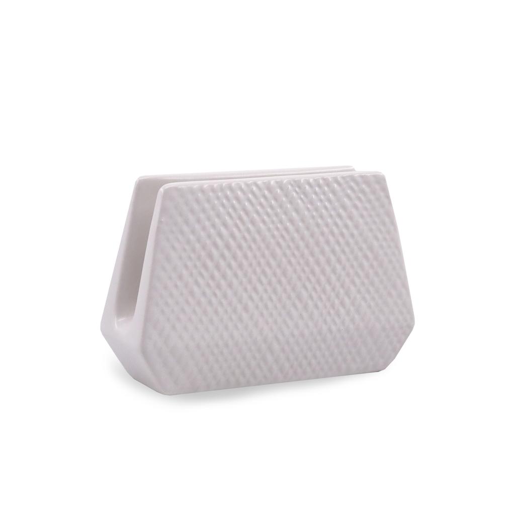 Ceramiczny serwetnik stojak na serwetki MAESTRO WHITE MR-20002-44