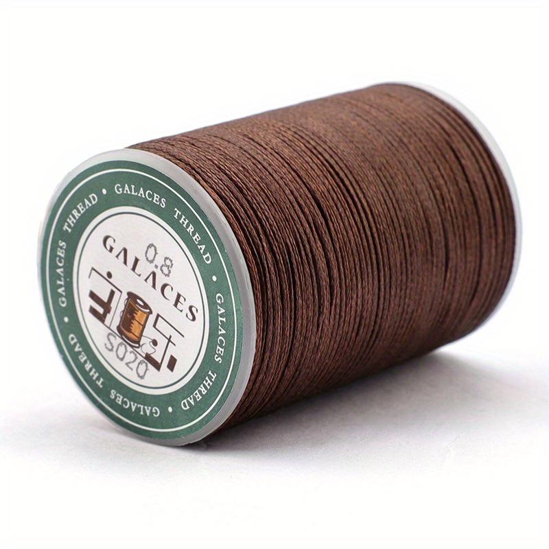 

1 рулон 90 метров многоцветная швейная нить полиэстер шнур вощеная нить кожа 0,8 мм для инструмента DIY нить для ручного шитья coffee