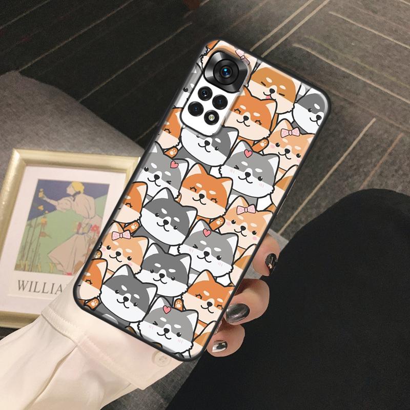 Cute Shiba Inu Funda For Xiaomi Redmi Note 14 9 10 11 12 13 Pro 9S 10S 11S 12S Redmi 13C 10C 12C 14C Case
