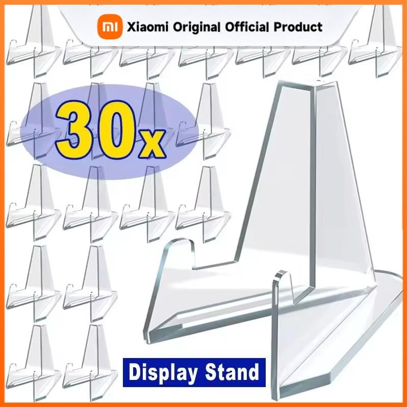 Xiaomi 30-1PCS Triangular Card Display Stand Mini Acrylic Idol Photo Picture Holder Stands for Coin Sports Trading Cards Display Racks