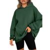 2026 Fall Winter New Loose Hoodies Pullovers Women Oversized Casual Solid Plus Velvet Sweatshirts Female Hoody Clothes