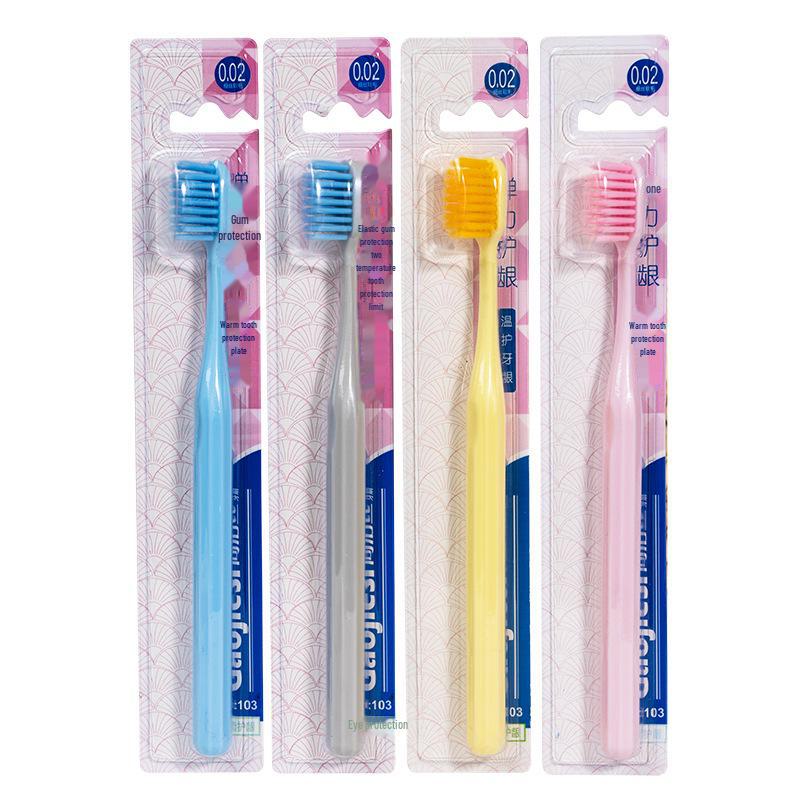 

Дизайн римской колонны Взрослая зубная щетка - Мягкая щетина, Широкая головка, Одиночная упаковка, Четыре доступных цвета