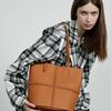 Fashion Handbag Large Capacity Textured Shoulder Bag Cowhide Light Luxury Tote Women's Bag