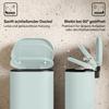 30 L Modern Curved Kitchen Bin - Green