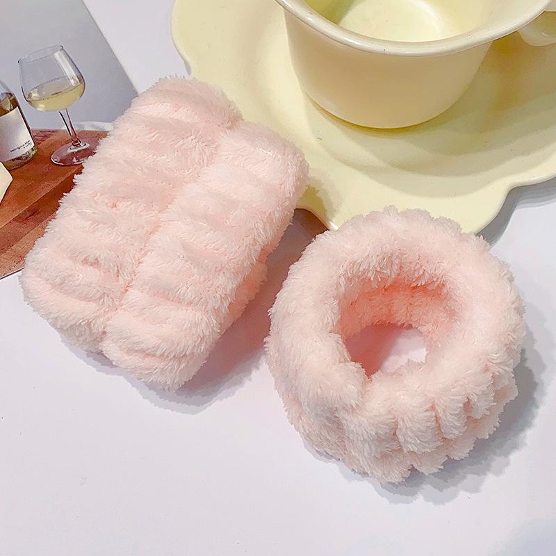Handgelenk-Waschband Mikrofaser Handgelenk-Waschhandtuchband Armband Scrunchies Zum Gesichtwaschen Saugfähiges Handgelenk-Schweißband Für Damen Stirnband Qualität