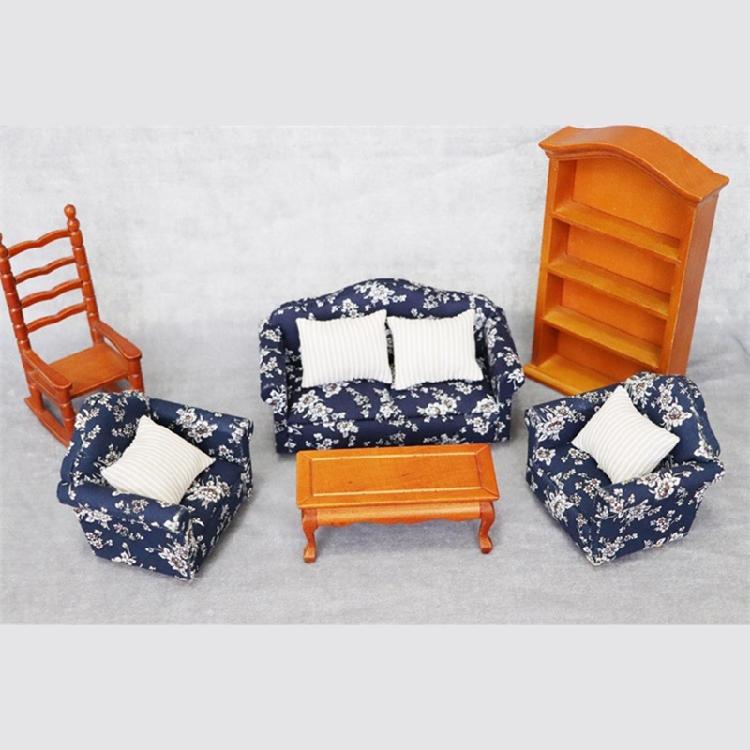 1:12 Scale Sofa Lounge Simulation Armchair Furniture for Pretend-Play Dollhouse