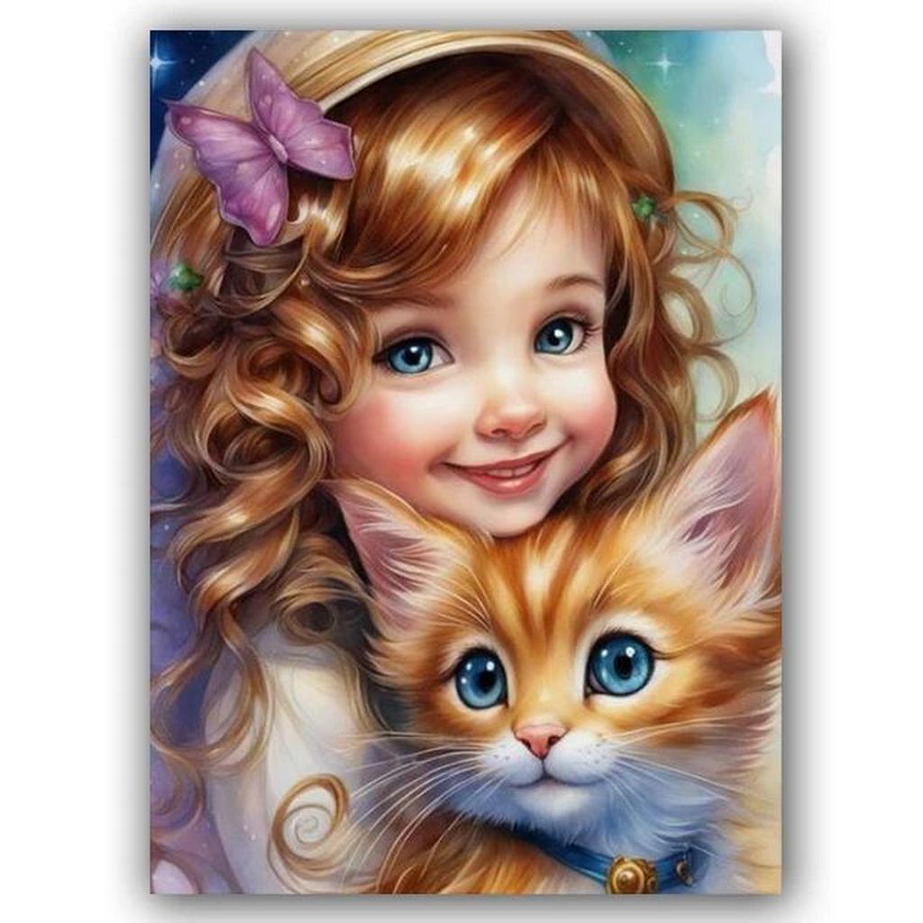 Angel Metal Tin Signs Cute Girls Wall Decoration Plaque Vintage Art Poster Iron Painting for Man Cave Home Cafe Garden Club Bar