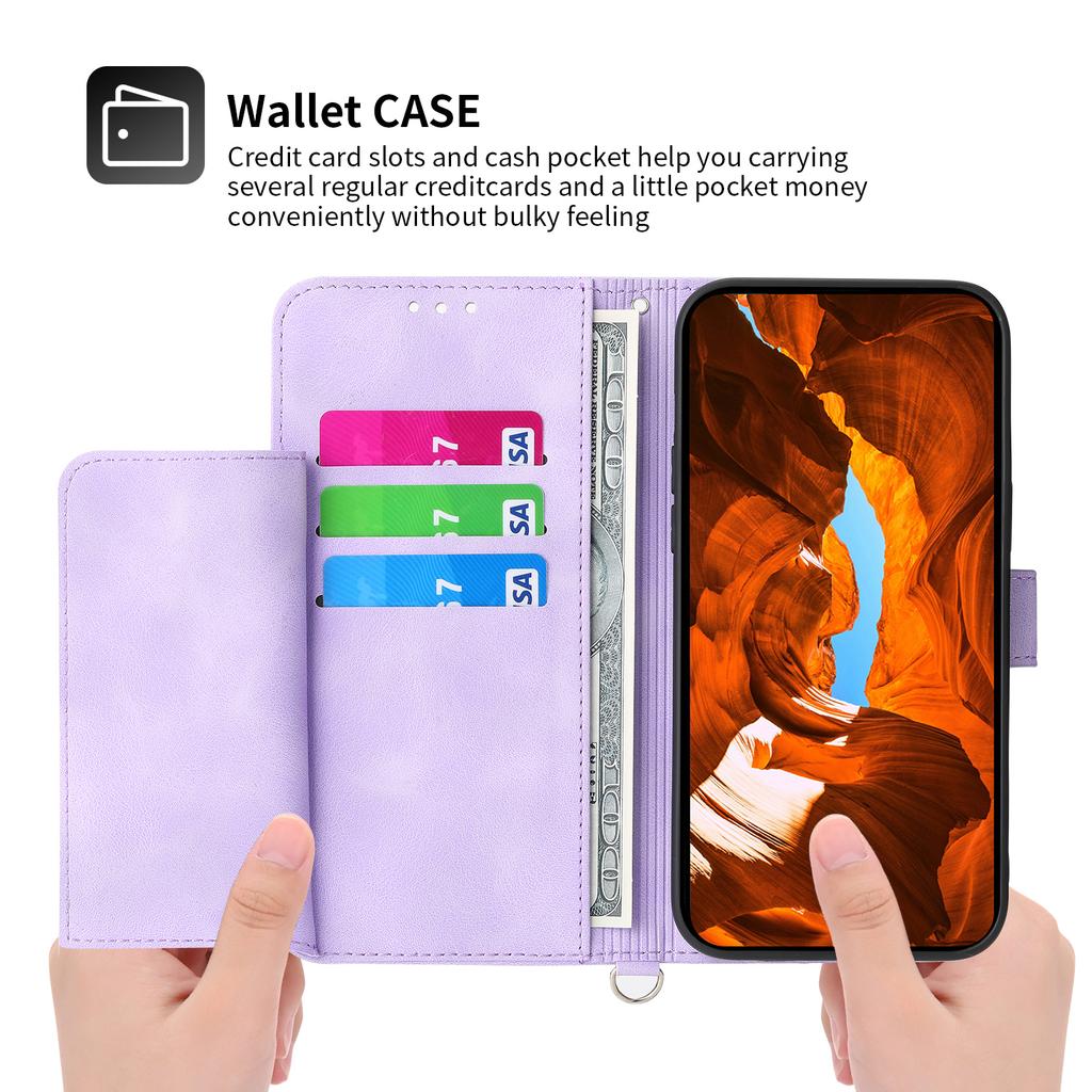 For Xiaomi Redmi Note 13 Pro 5G/Poco X6 5G Case Multi Card Slots PU Leather Cover Flower Pattern