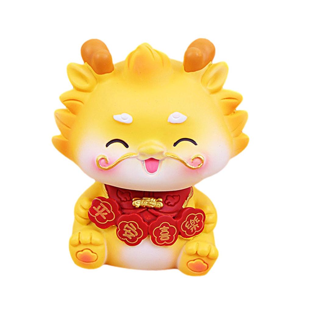 Chinese Dragon Figurine - Exquisite Spring Festival Decor for Home