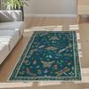 HAOCOO Washable Rug, Approximately 1 Tatami Mat (90x150cm), Thin Carpet, Modern, Fluffy, Non-Slip, Soundproof, Antibacterial, and Odor Resistant, Suit