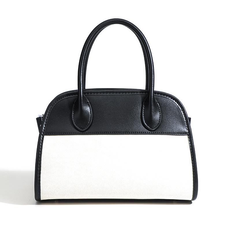 

New Tote Women s Bag Large Capacity Business Commuter Handbag Casual Versatile Single Shoulder Slant Cross Bag черный белый
