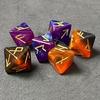 6pcs Mystical Divination Dices 8-Sided Astrologys Learning Prediction Dices for Enhancing Role Playing Game Experience