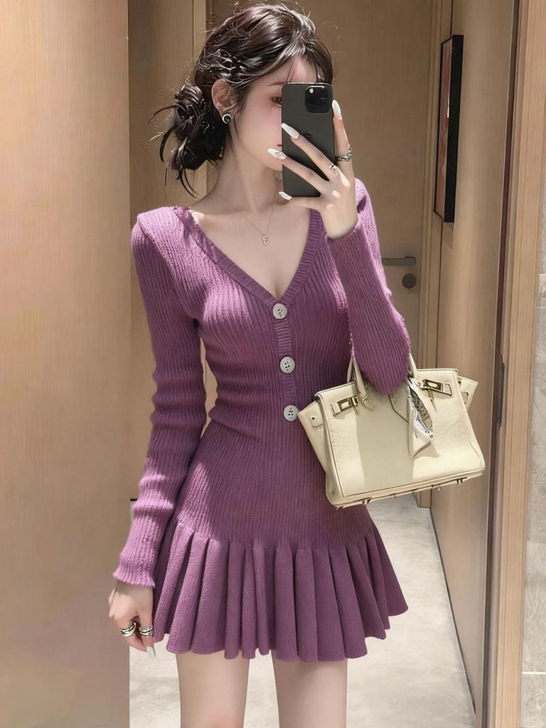 Robe pull une pièce élégante et petite - Collection Automne & Hiver