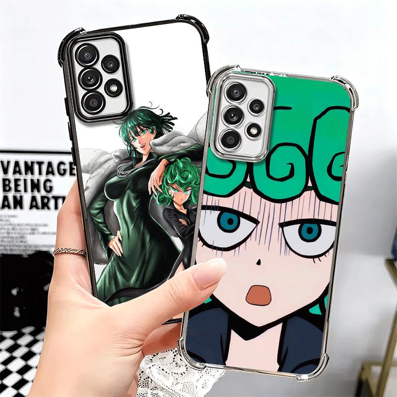 One P-Punch-Mans Tatsumaki Soft Phone Case For Samsung A17 A27 A07 A37 A57 A16 A56 A15 A55 A14 A54 A13 A53 A26 A36 A25 A35 A24 A