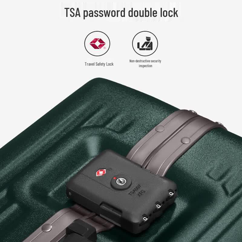 OIWAS 20-inch Aluminum Frame Hardside Luggage