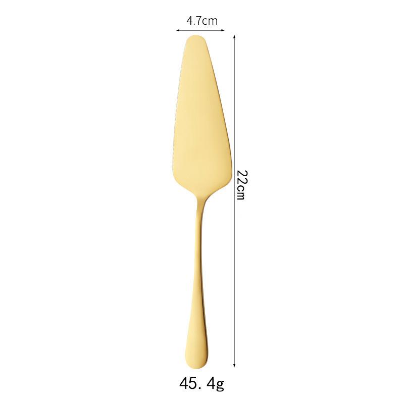 Stainless steel tableware, knives and forks, spoons, western food steak knives and forks, household thickened pointed spoons, round spoons, supplies
