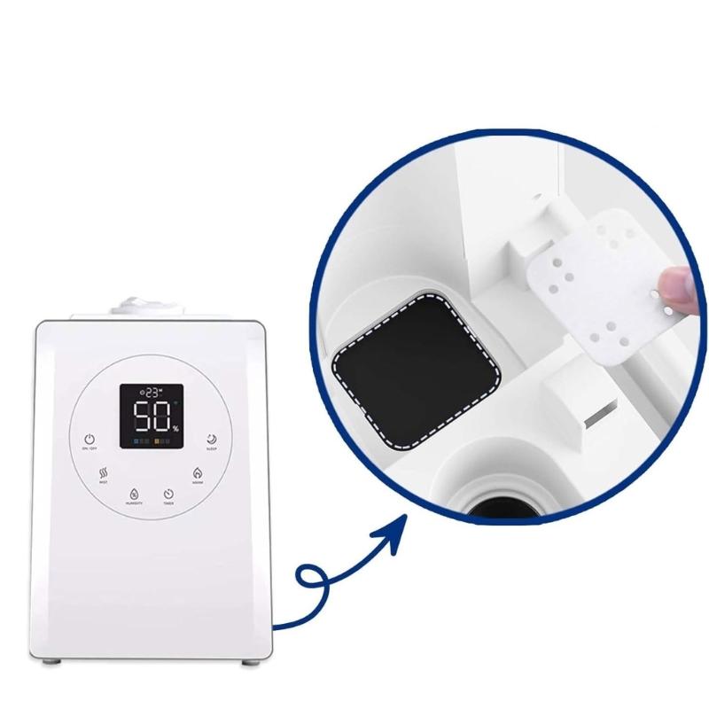 30 Buc. Tampoane Filtru Umidificator Tampoane Absorbție Minerală de Rezervă pentru Umidificatoare LV600S LV600HH Accesorii Casă Birou