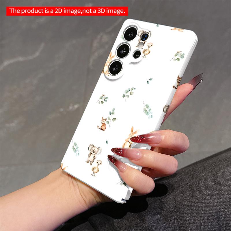 2DFlat Samsung phone case Australian Wildlife Pattern Phone Case Applicable to Galaxy S23 S24 S25ULTRA S26 A12 A14 A15 A16 A54 A55