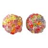 2/3/5Pcs Bead Filled Stress Ball Anxiety Stress Relief Beaded Ball Squeeze Toy Portable Travel Soft TPR Textured Ball Sensory Fidget Toy