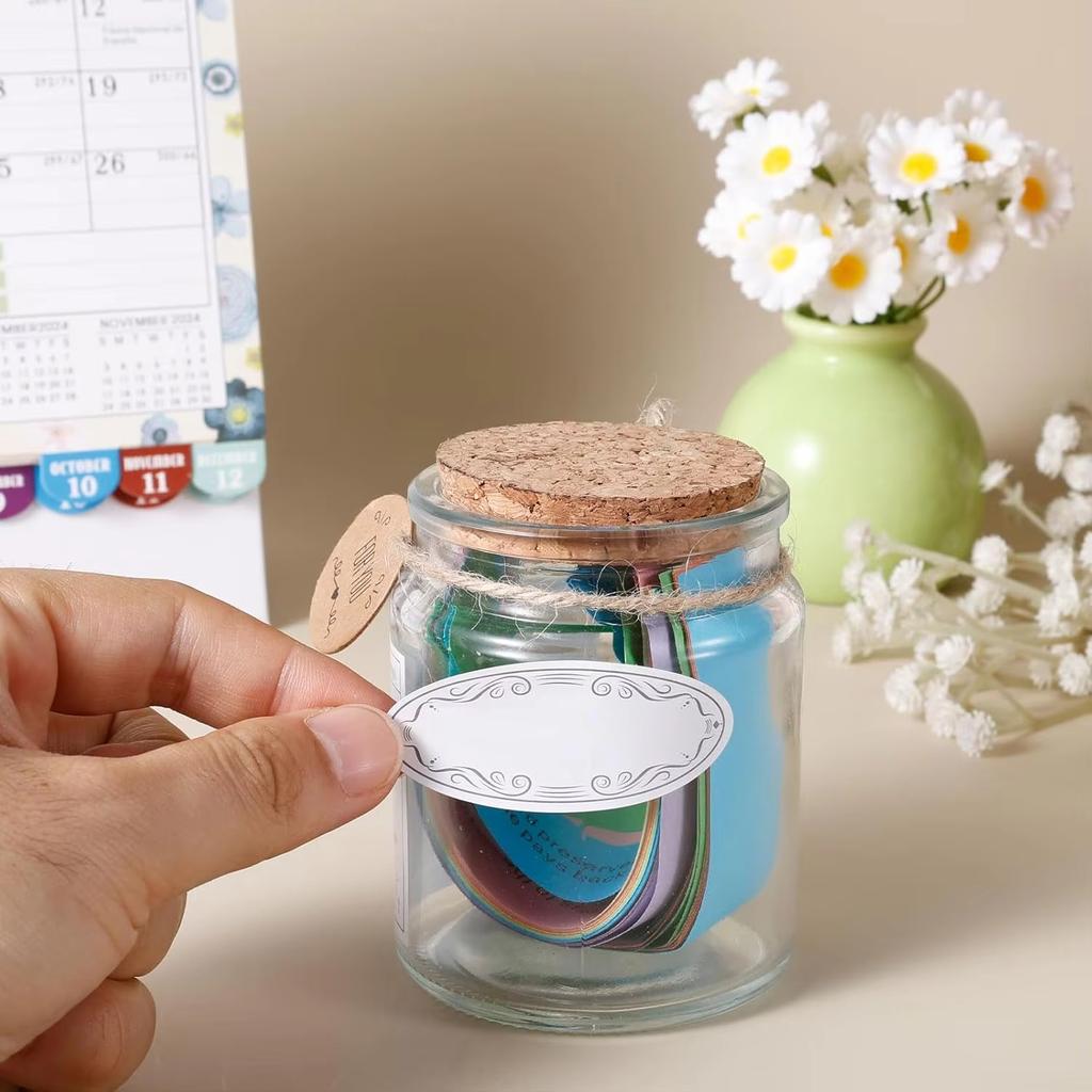 1-3roll Canning Labels Ellipse White Blank Paper Label For Kitchen Beverages Fruits Vegetables Fridge Storage Organizer Stickers