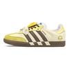 Adidas Originals SAMBA OG BNK Egg Yolk Dog Textile, Synthetic Leather Low top Skateboard Shoes Unisex B75806(Team40-)