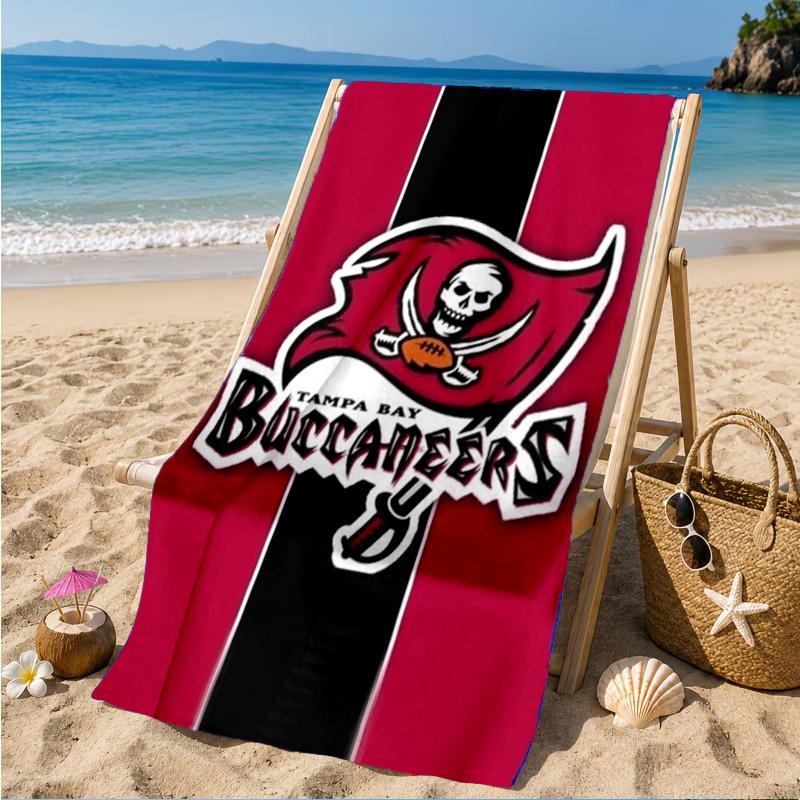 Tampa Bay Buccaneers Logo Strandtuch, Schnelltrocknend, Pflegeleicht, Geeignet für Fitness und Strandurlaub, Sport-Essential