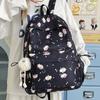 Zaino di Grande Capacità per Donna con Design Stampato, Cartella Scolastica per Studenti, Semplice Zaino da Viaggio in Stile Cartone Animato