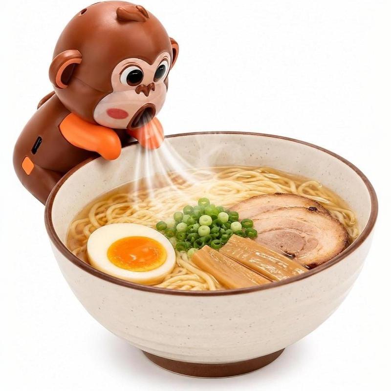Portable Beverage Cooling Fan For Cup & Bowl Cute Animals Mini Desk Fan For Quick Coffee Soup Cooling Office Home Gadget