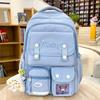 Schoolbag Female College Student Class Bag Japanese Ins Cute Backpack Large Capacity Versatile Junior High School High School Bag