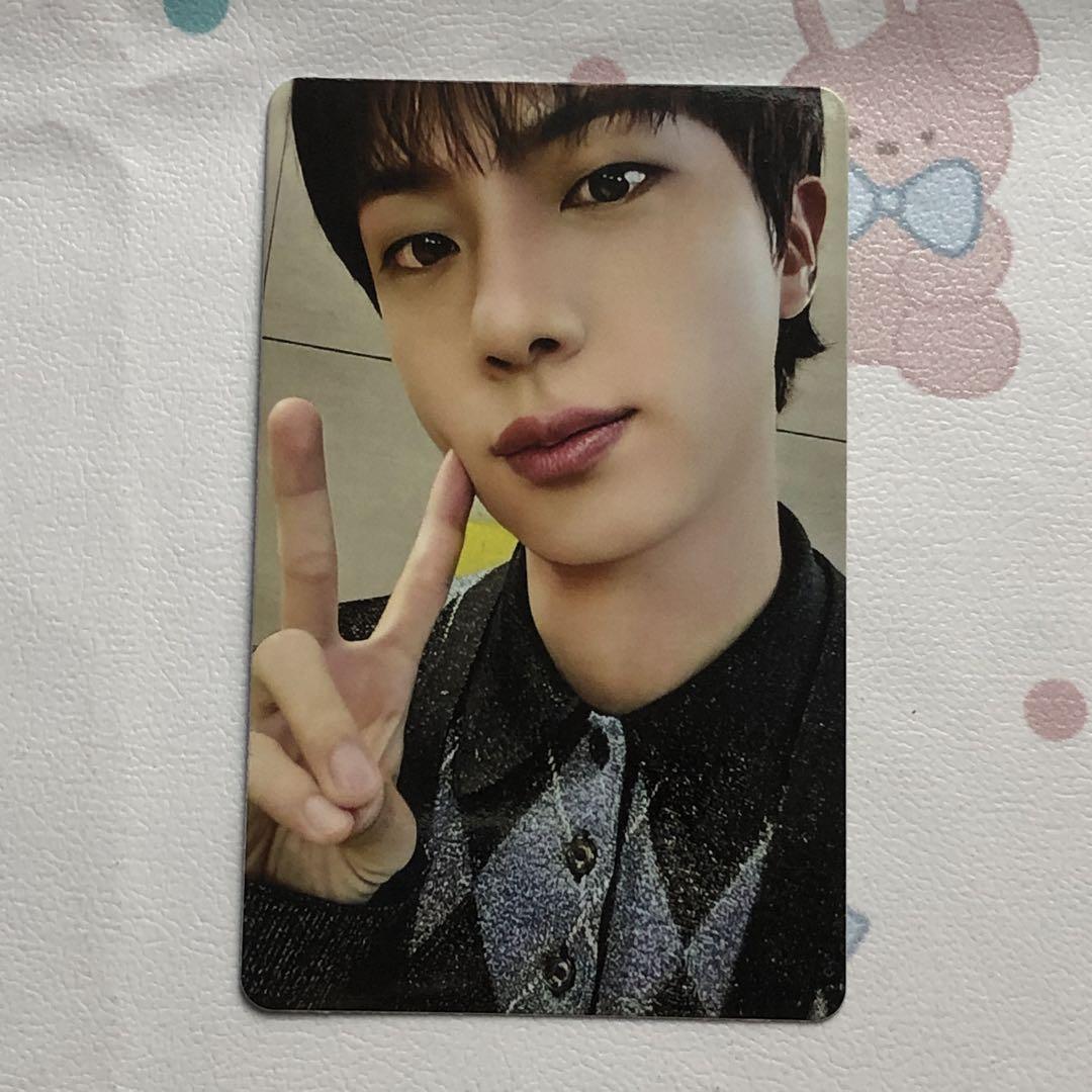 

[Б/У] BTS JIN Сольный альбом Happy Только для членов JPFC Выигрышная торговая карточка