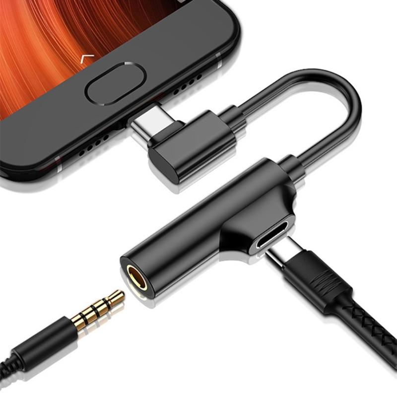 USB C To 3.5mm Sound Adapter Type C Headphone Stereo Dongle Cable Headphone Amplifiers for Smartphone Accessories