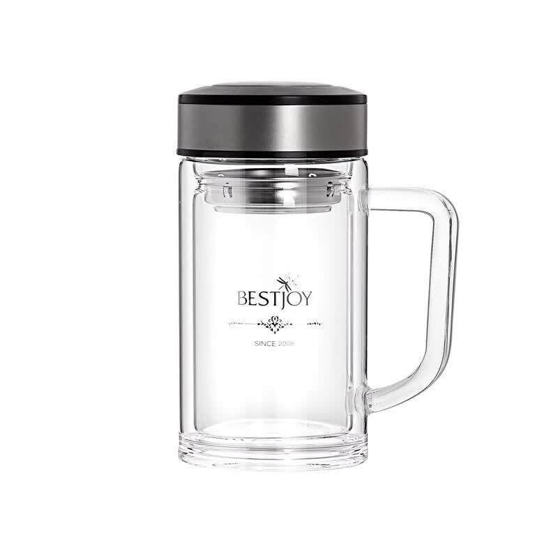 Fuguang Shixi Double Wall Glass Cup