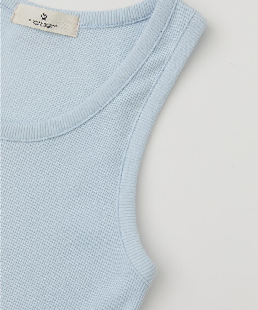 Lounellain Low Ethnic Sleeveless_ Sky Blue