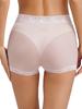 Womens Lace Trim Mesh Boyshorts High Stretch Underwear for Daily Club Wear