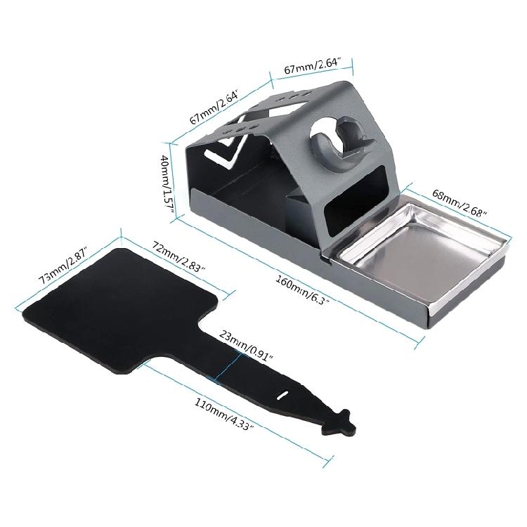 Soldering Station Iron Stand with Tip Cleaning Brass Coil- & Cleaning Sponge