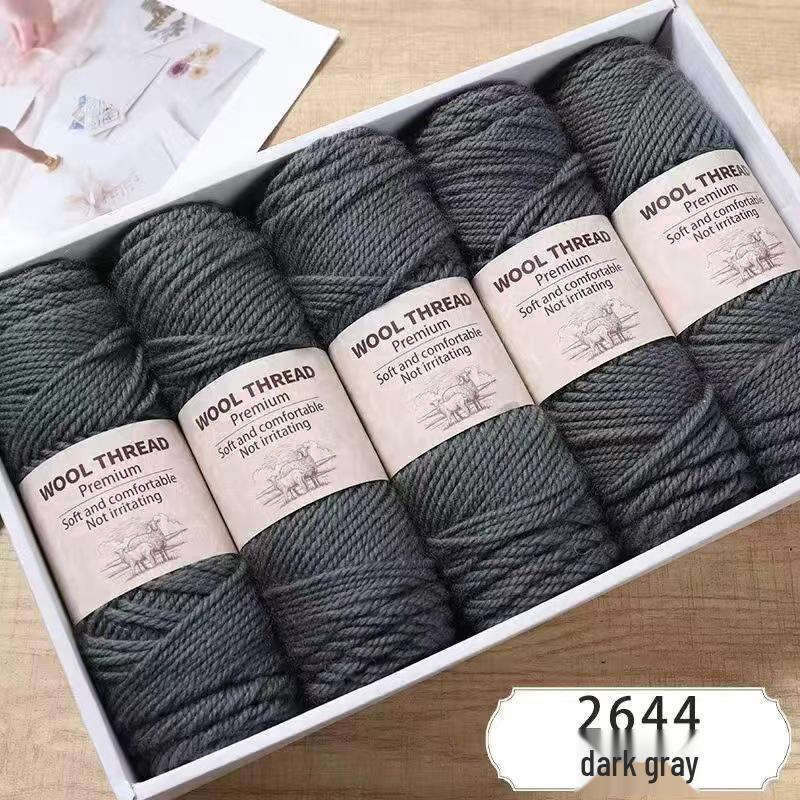 Soft Alpaca Wool Chunky Yarn for Hand Knitting Sweaters, Scarves, and Hats