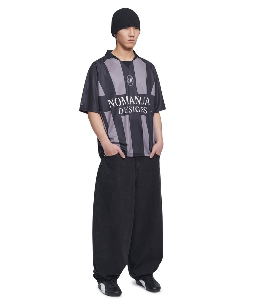 Nomaenyueol Stripe Football Shirt - Gray