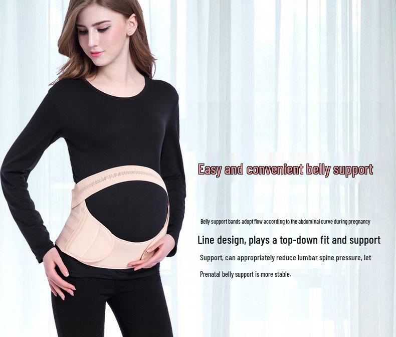 Adjustable Maternity Support Belt: Breathable, Comfortable, Relieves Back Pressure, Fetal Protection, Waist Support for Pregnant Women