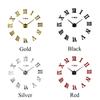 3D Large Roman Numerals Mirror Surface Acrylic Wall Sticker Wall Clock Home Office DIY Nordic Style Art Decoration Home Decor