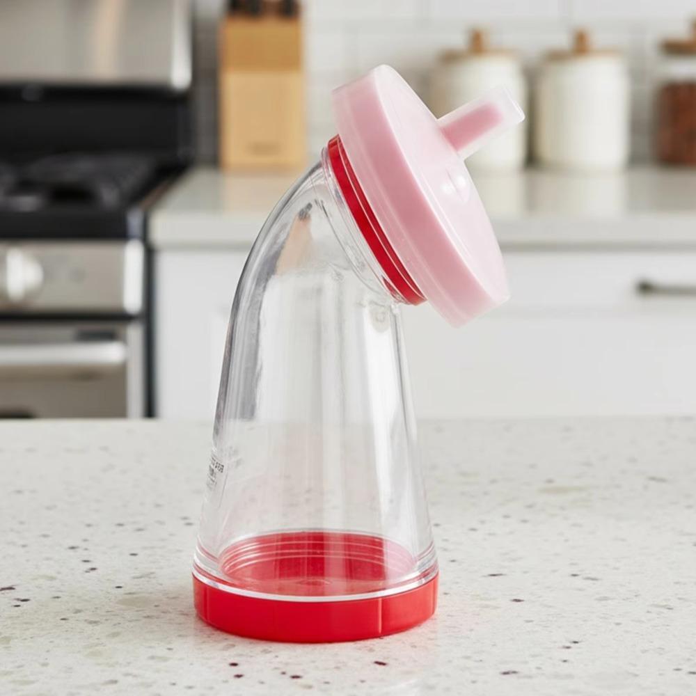 Transparenter manueller Sesam-Mörser mit feuchtigkeitsgeschütztem Deckel Sesam-Mühle Flasche Restaurant