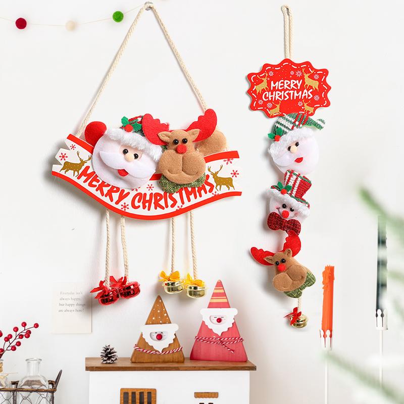 Weihnachts-Hängedekoration Weihnachtsmann Schneemann Anhänger Neujahr Hausparty Deko Weihnachtsbaum Zubehör Navidad 2025 Zubehör