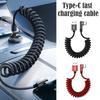 Spiral Design Phone Charge Cable Fast Charging Spring USB Cable Mobile Phone Charging