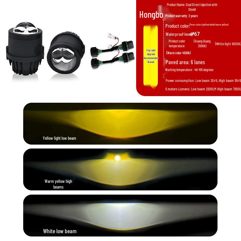 

Corolla Ruifeng Golden Eye Bi-LED Projector Fog Lights Upgrade Single Fog Light