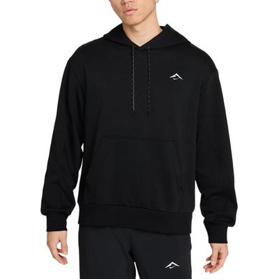 Nike Logo Loose Fit Hooded Long Sleeve Sweatshirt Men Tops Black HJ3571-010