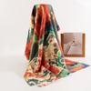 WTEMPO Women's Autumn Winter Retro Elegant Printed Scarf Casual Versatile Scarf Shawl Fashion Cold-proof Windproof Warm Scarves