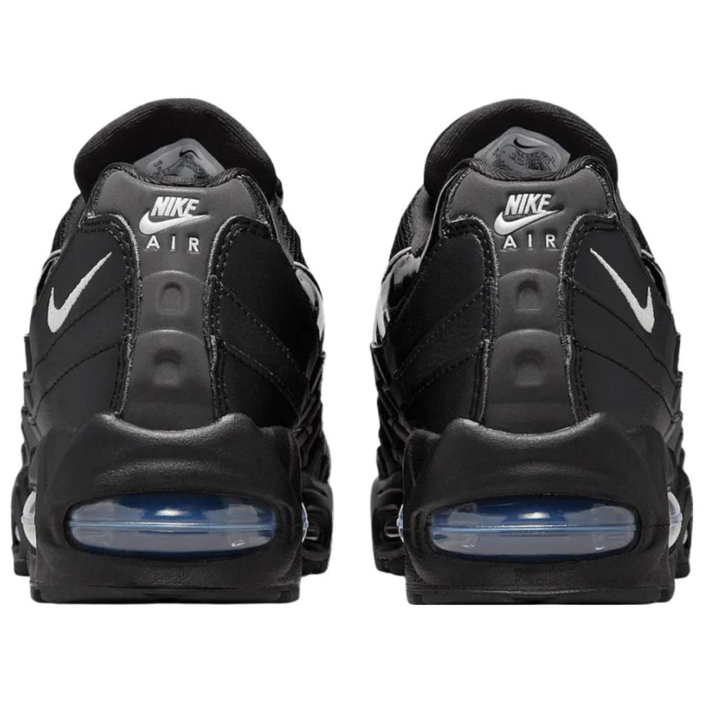 Nike Air Max 95 OG Schwarz Lack Damen Sneaker Reflekt-Silber Weiß Metallisch-Silber IB6397-001