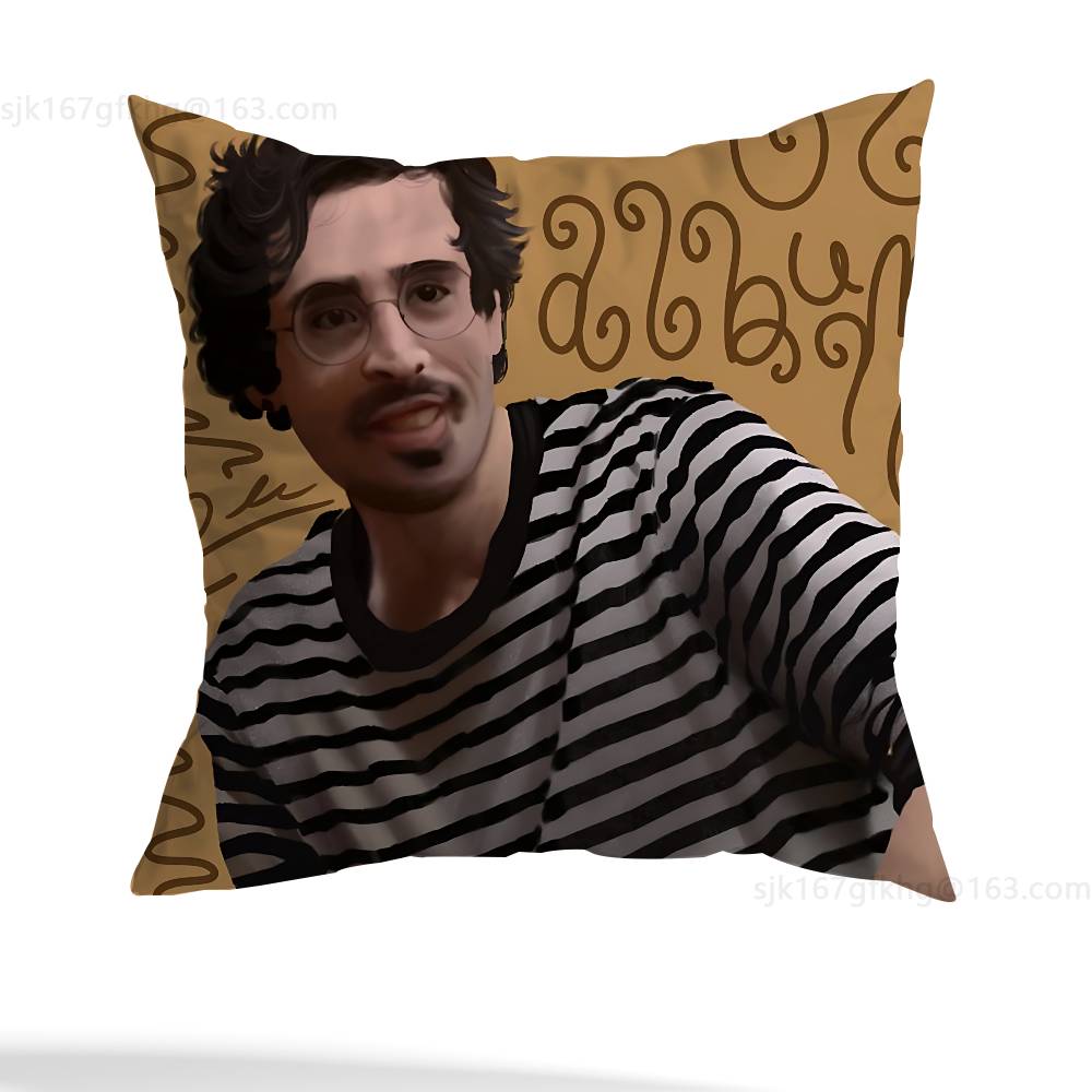 W-Will Wood  Pillow Case Sofa Living Room Bedroom Headboard Backrest Cushion Square Cushion Nap Time