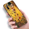 Art Gustav Klimt Black Silicone Phone Case For Xiaomi POCO X3 X4 NFC F5 M3 M4 M6 X5 X6 Pro F3 F4 GT 5G C55 C65 M5
