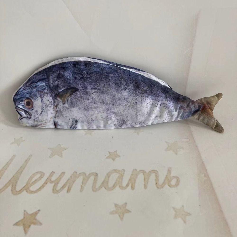 Pencil Box Simulation Fish Shape Pen Bag Clownfish Carp Fish Pencil Case Novetly Cute Design Stationery Storage Bag School